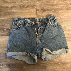 Denim shorts